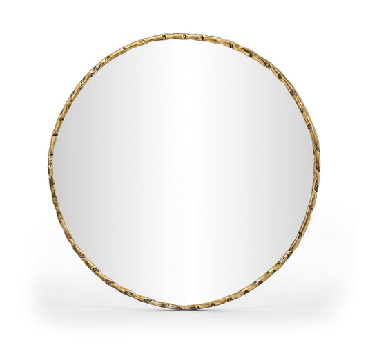 Hammer - Round Iron Mirror