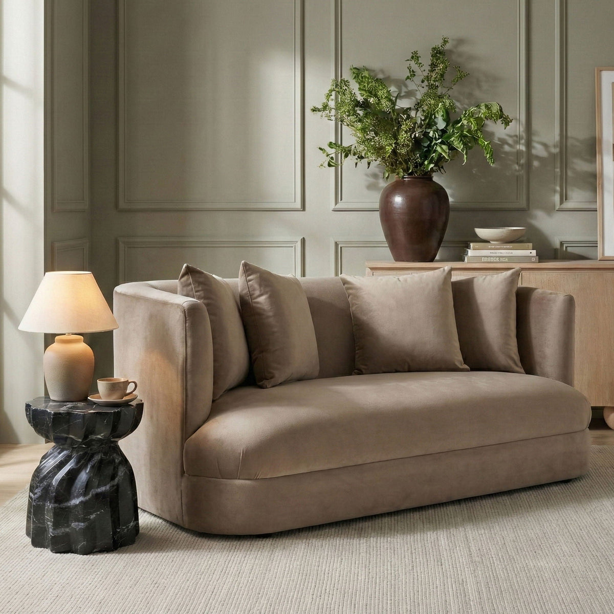 Alder - Velvet Loveseat