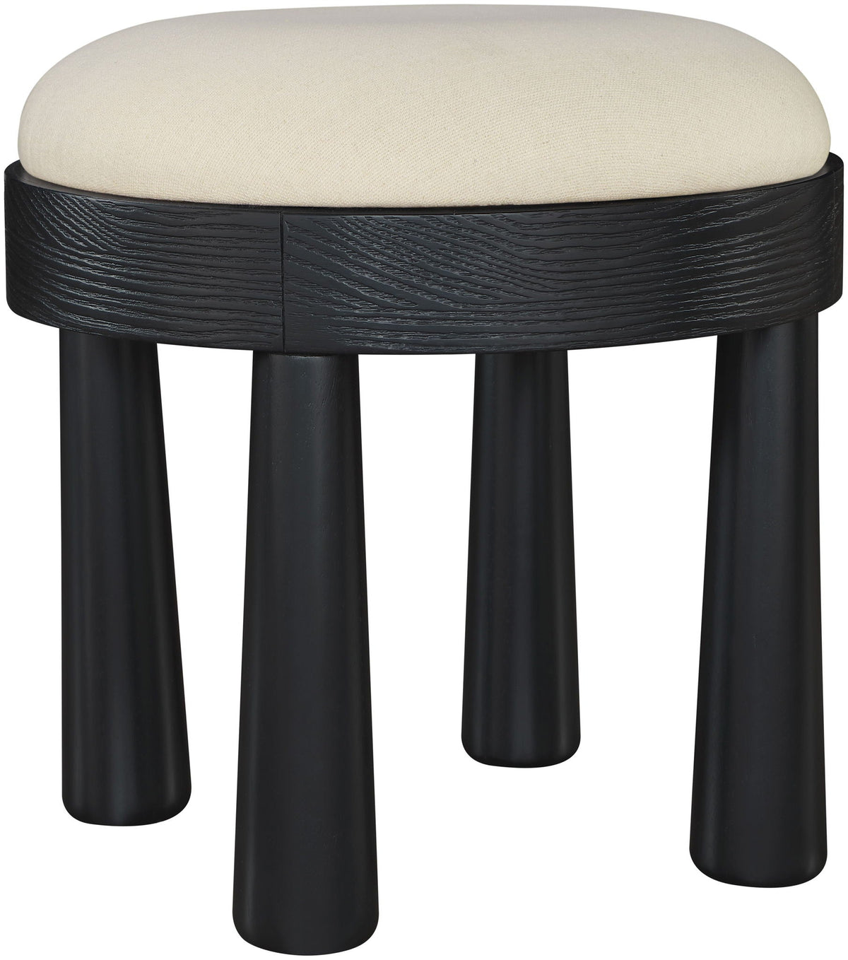 Larea - Upholstered Ottoman - Cream