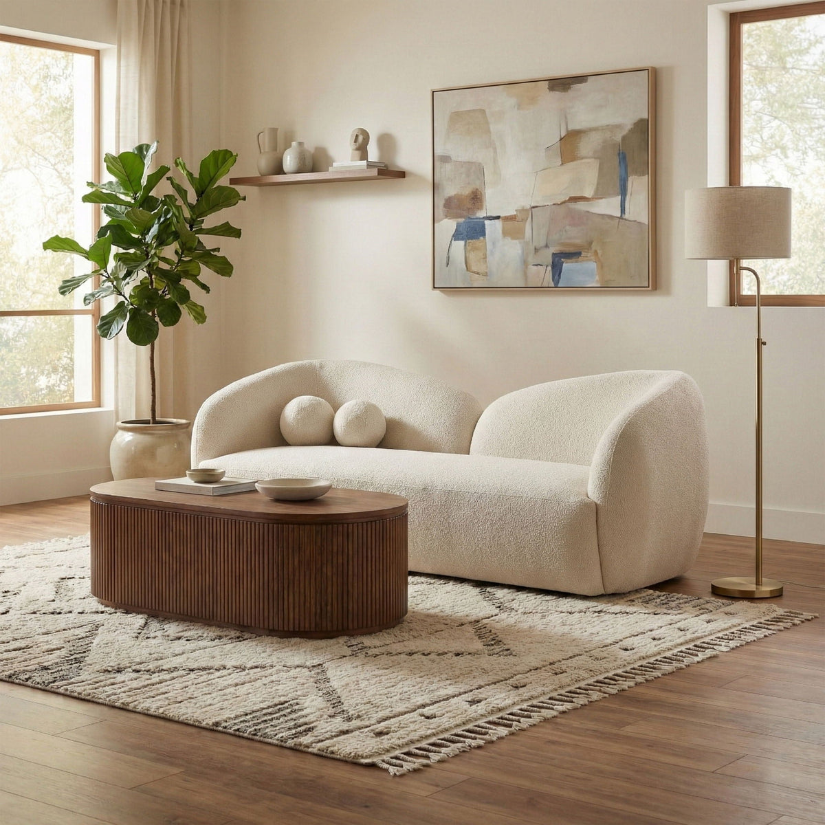Elowen - Fabric Upholstered Sofa