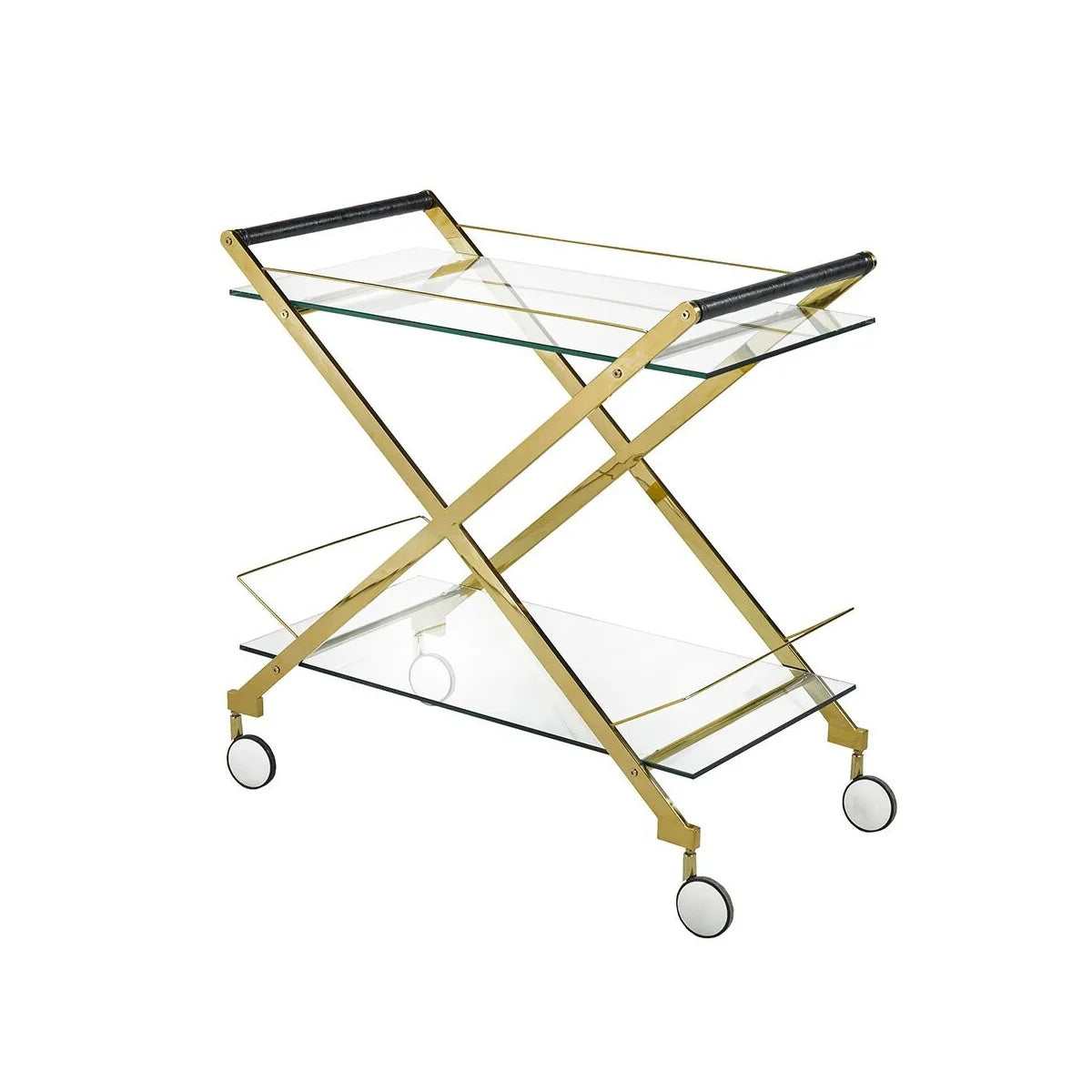 Bermuda Bar Cart (Gold)