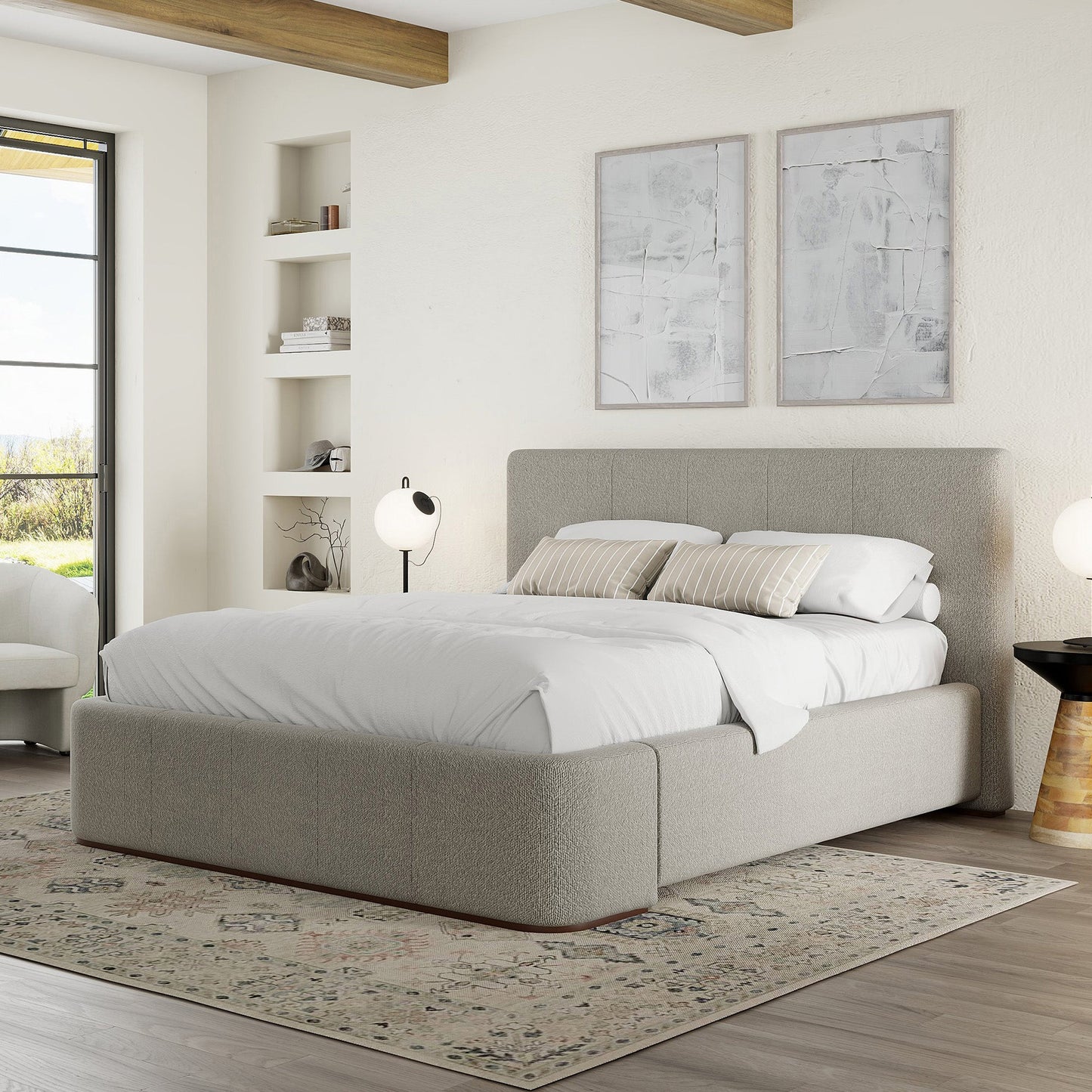 Harrod 60" Platform Bed Mushroom