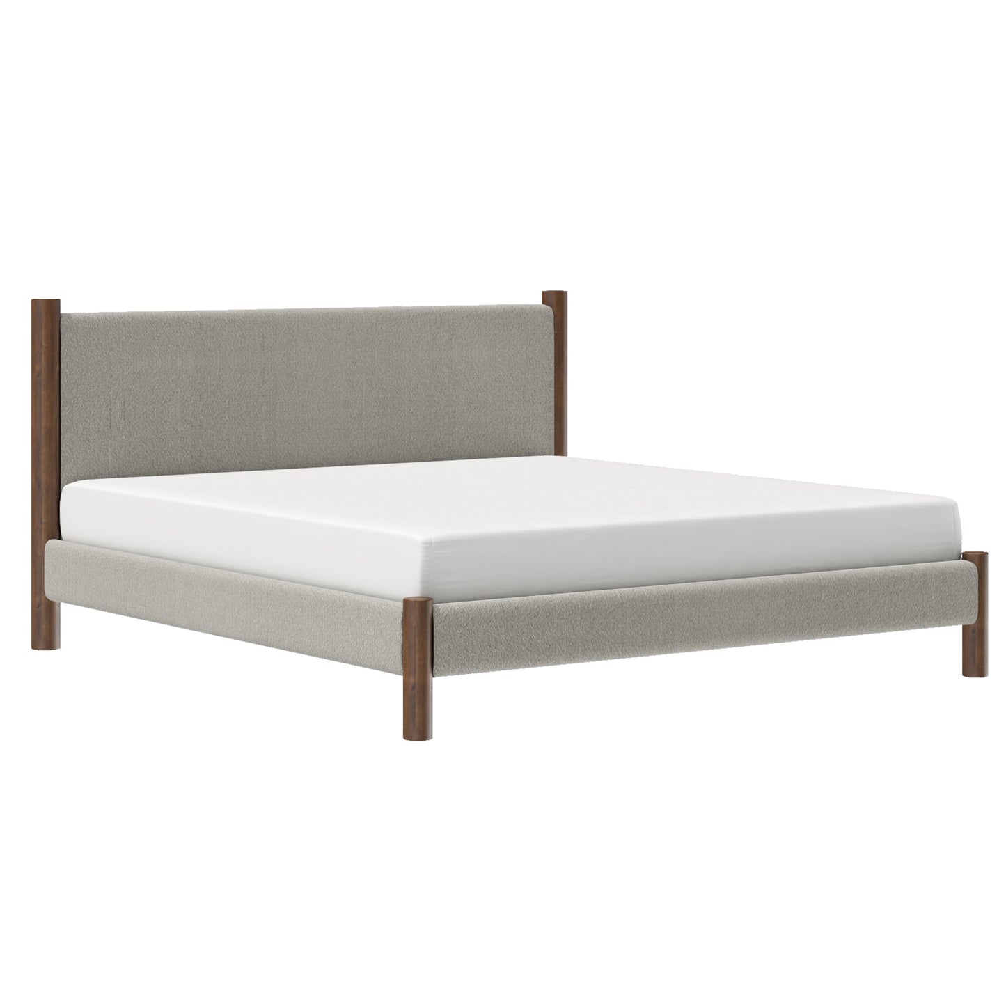 Zoran 78" Platform Bed Mushroom