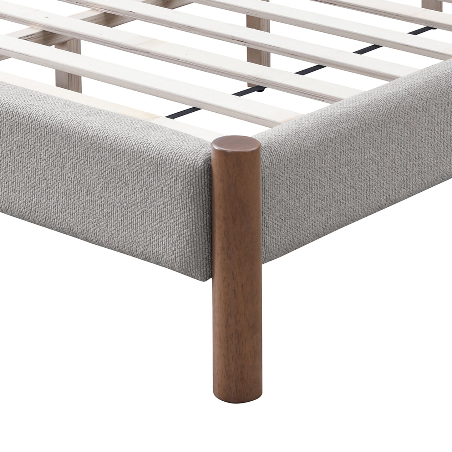 Zoran 78" Platform Bed Mushroom