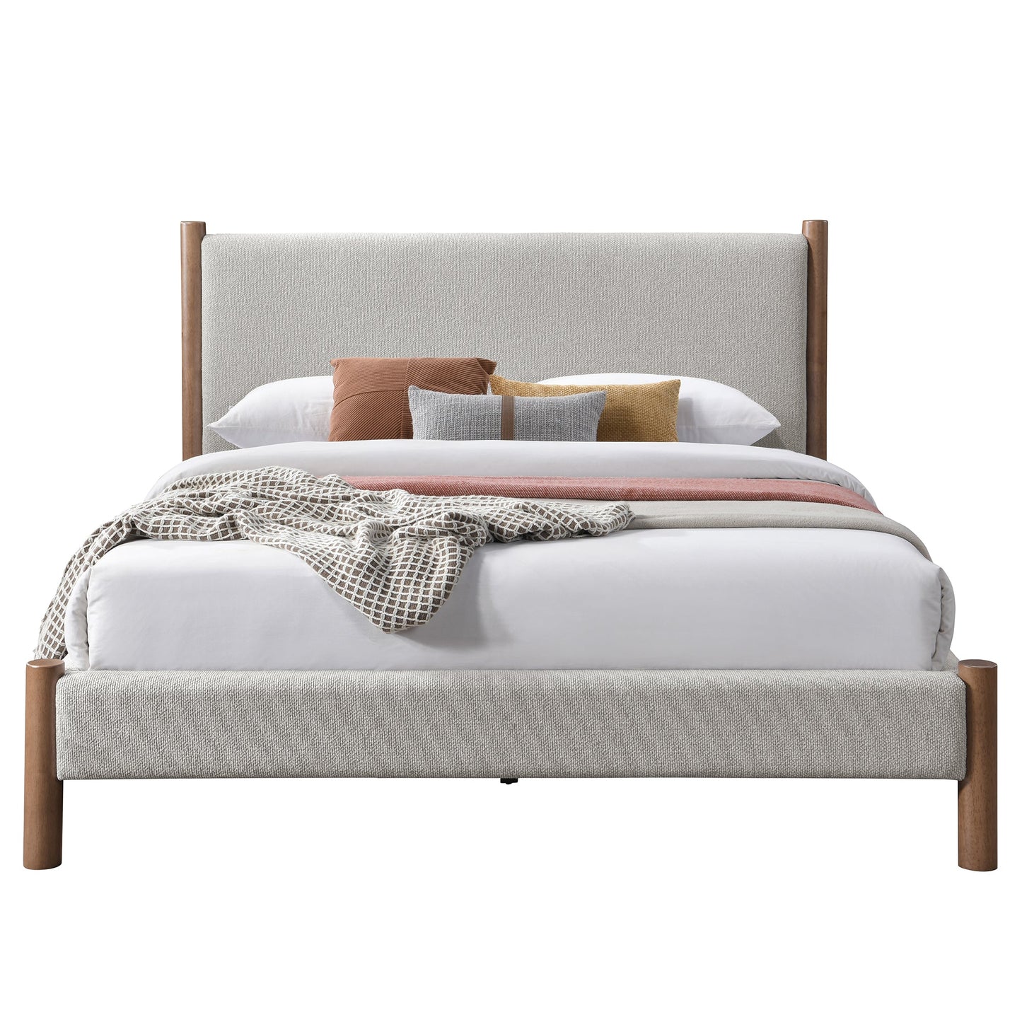 Zoran 60" Platform Bed Mushroom