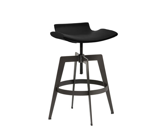 Bancroft Adjustable Stool - Onyx