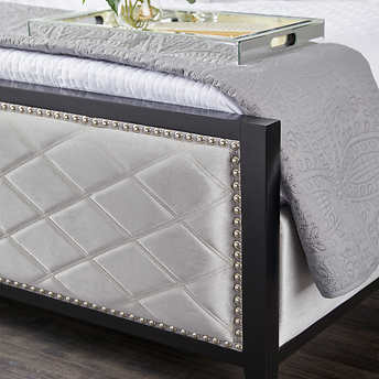 Diamond Upholstered Bed