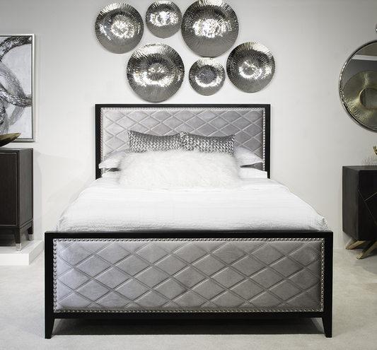 Diamond Upholstered Bed