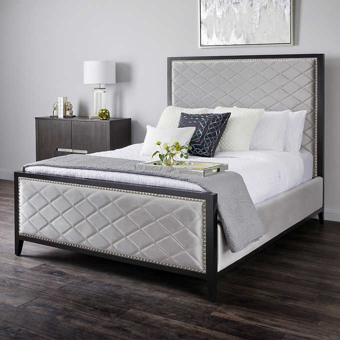 Diamond Upholstered Bed