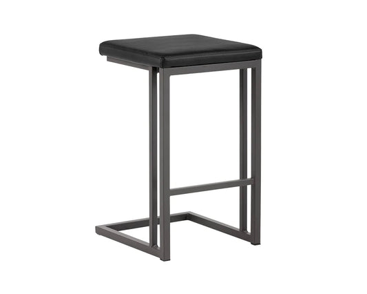 Boone Counter Stool Onyx/Grey