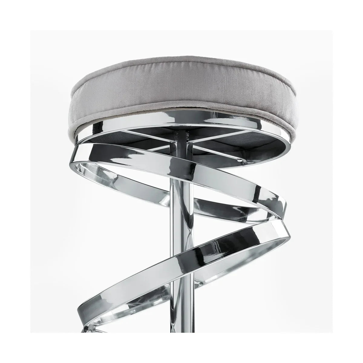 Glam counter stool  (Grey Velvet)