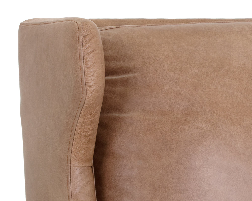 Virgil Lounge Chair -Marseille Camel Leather