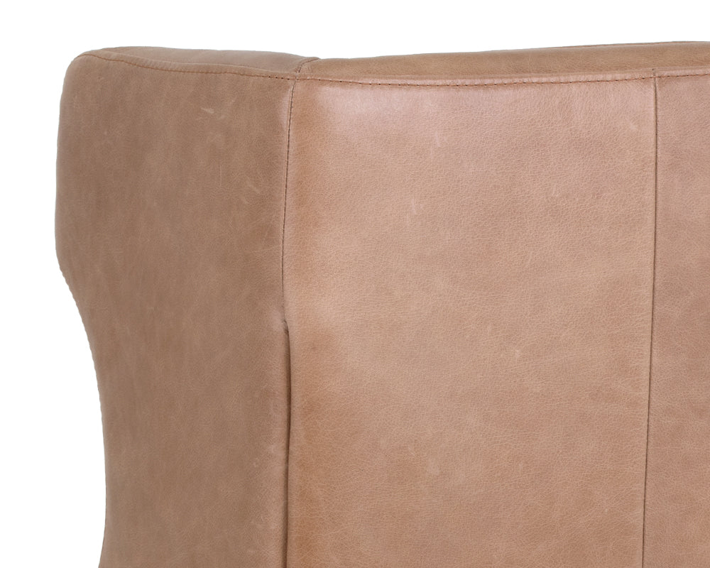 Virgil Lounge Chair -Marseille Camel Leather