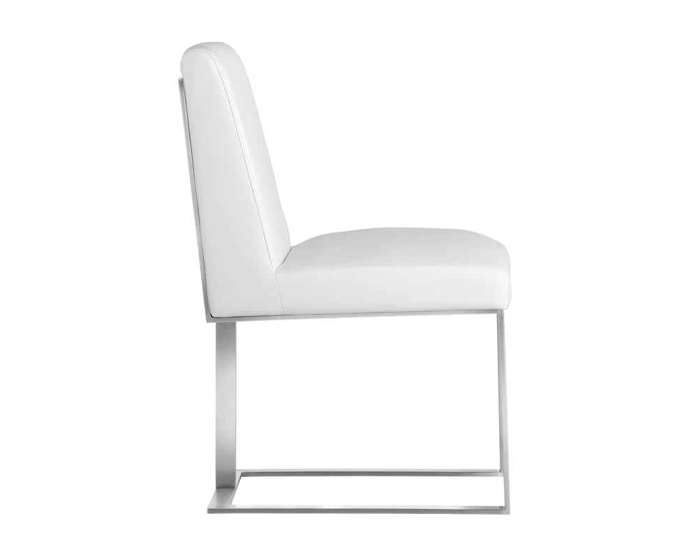 Dean Dining Chair - Stainless Steel