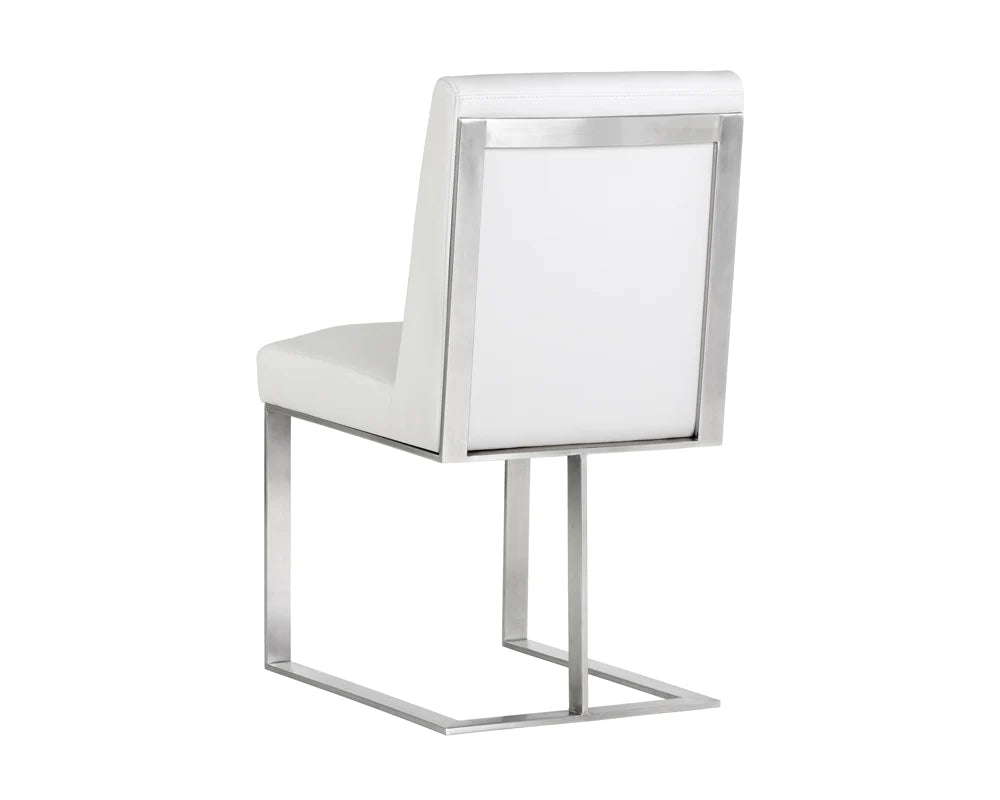 Dean Dining Chair - Stainless Steel