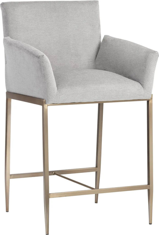 Gesa Counter Stool - Polo Club Stone