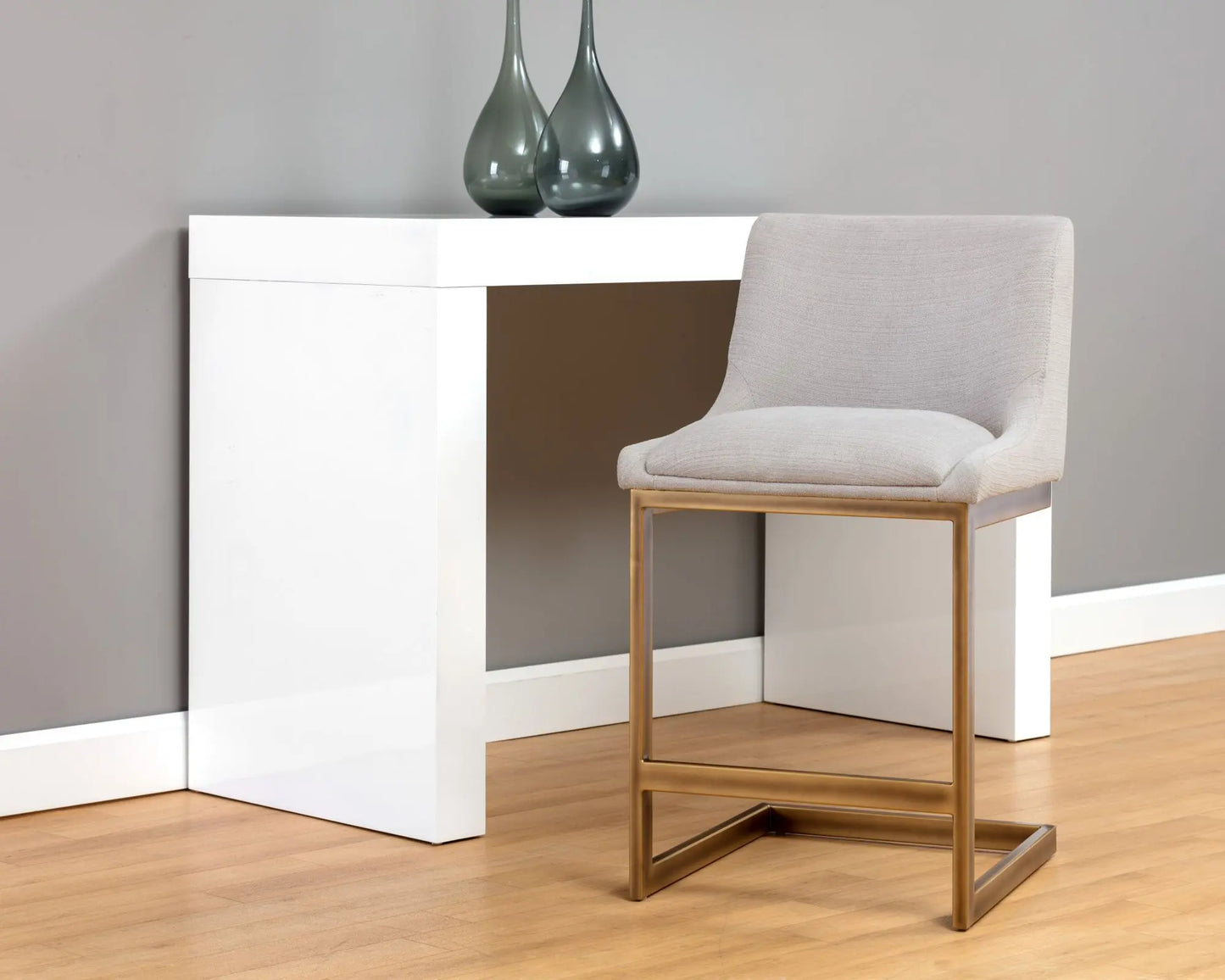 Holly Counter Stool -Zenith Soft Grey
