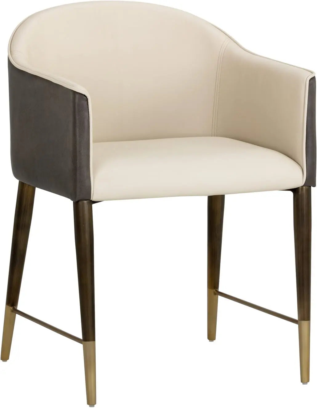 Kylin Dining Armchair Dillon Cream / Bravo Ash