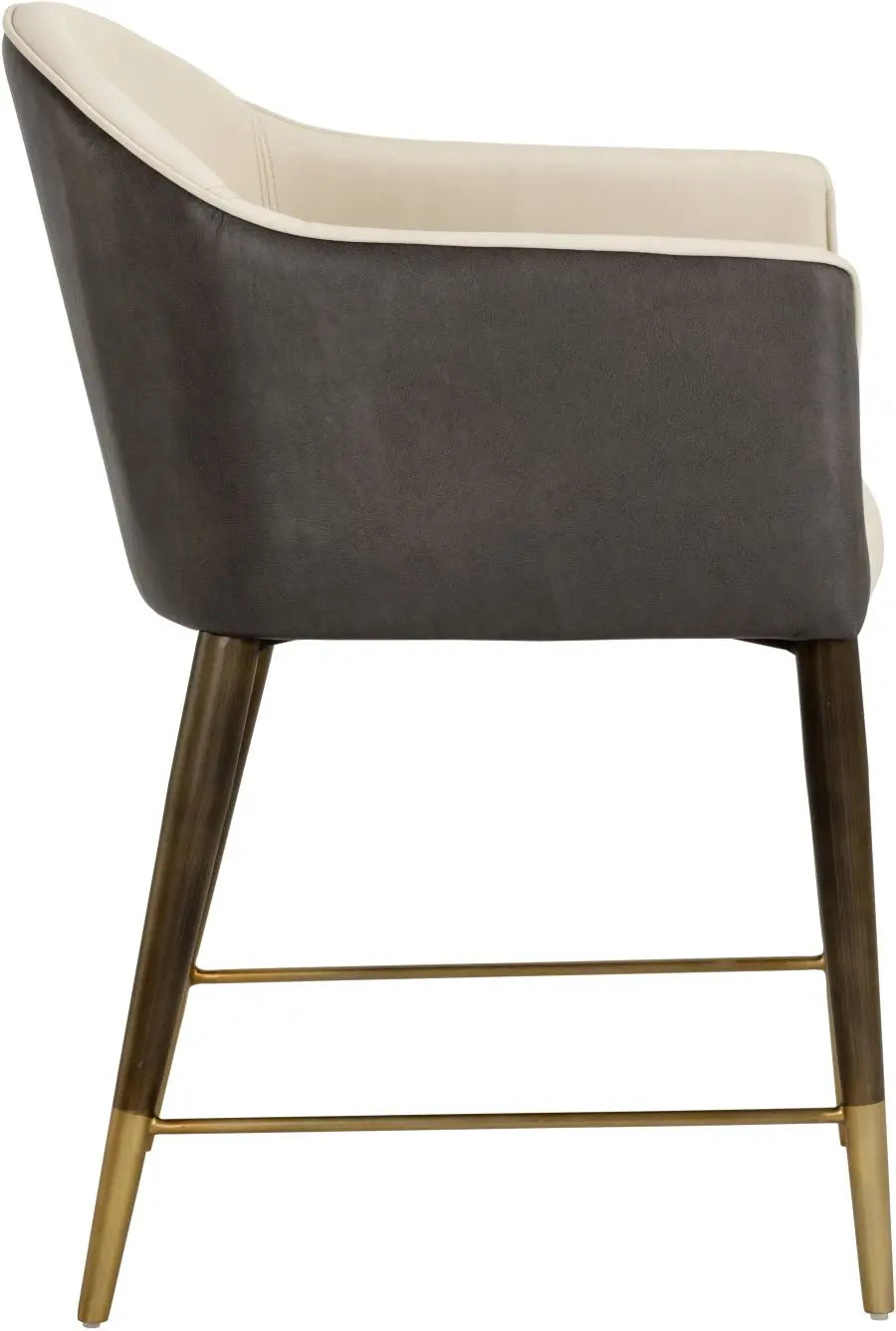 Kylin Dining Armchair Dillon Cream / Bravo Ash