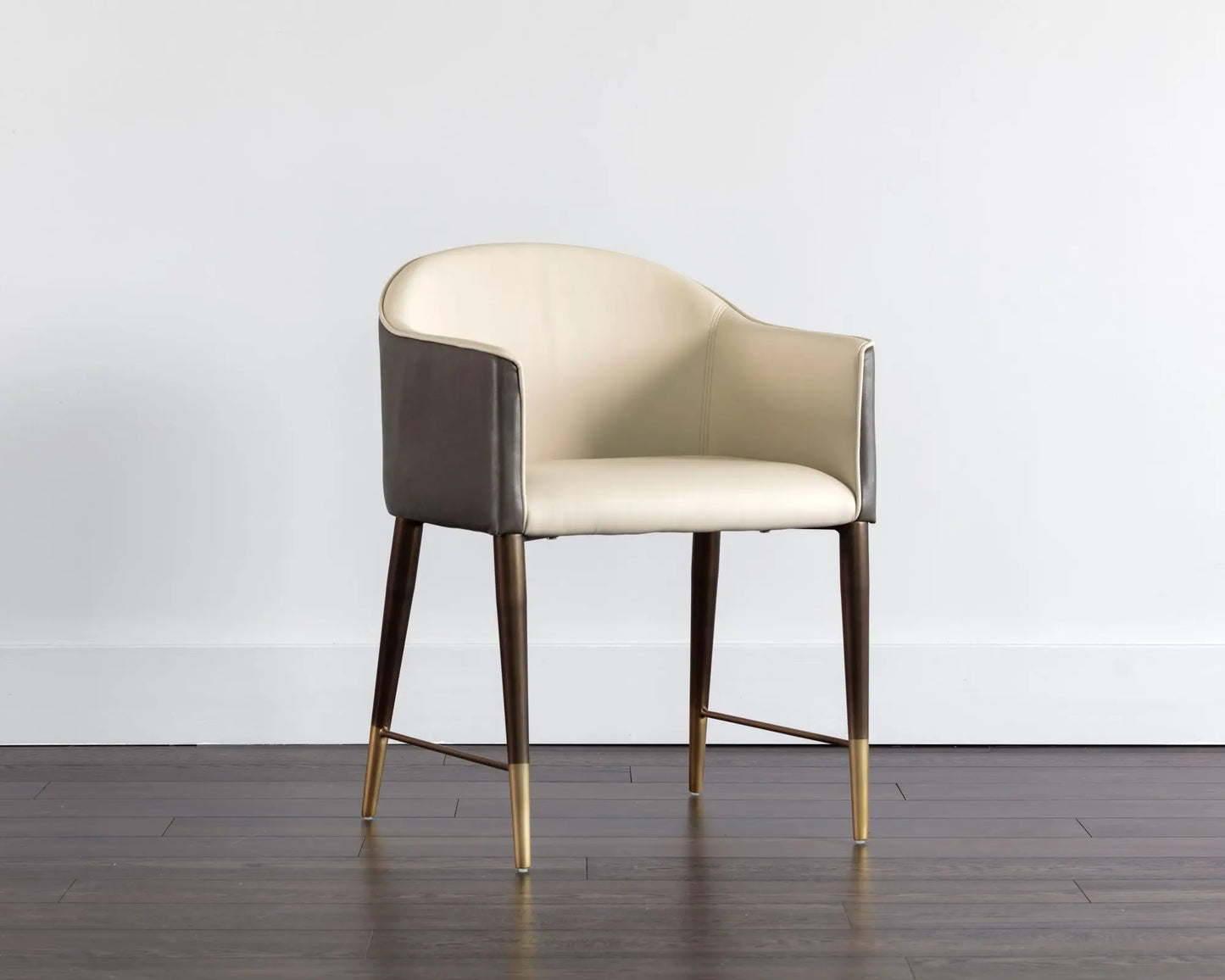 Kylin Dining Armchair Dillon Cream / Bravo Ash