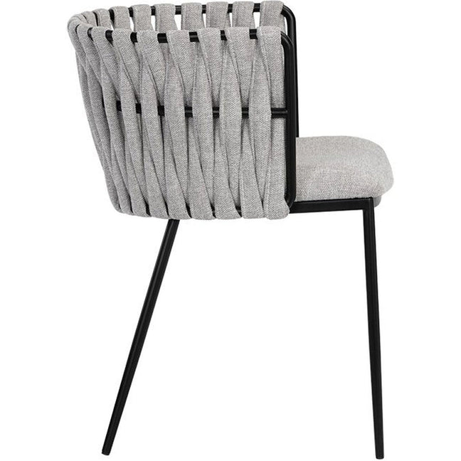 Sarai Dining Armchair- Belfast Heather Grey