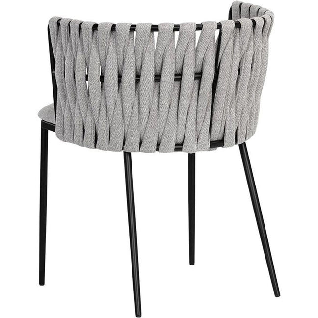 Sarai Dining Armchair- Belfast Heather Grey