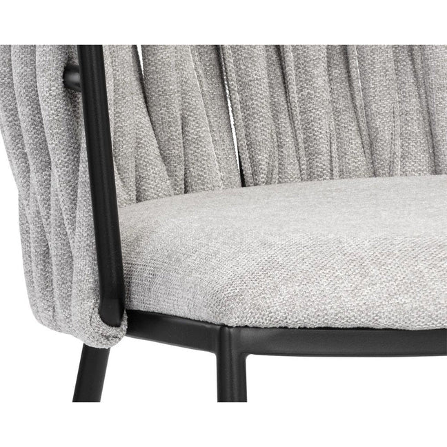 Sarai Dining Armchair- Belfast Heather Grey