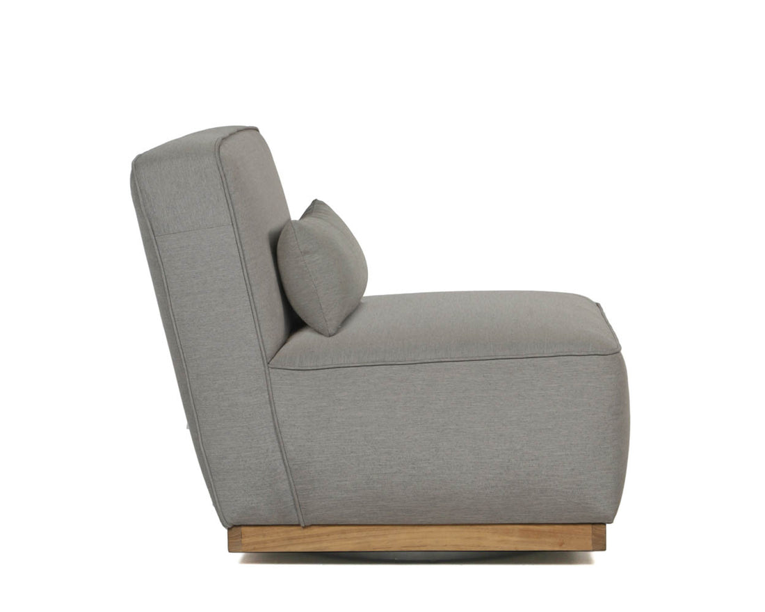 Carbonia Swivel Lounge Chair - Palazzo Taupe