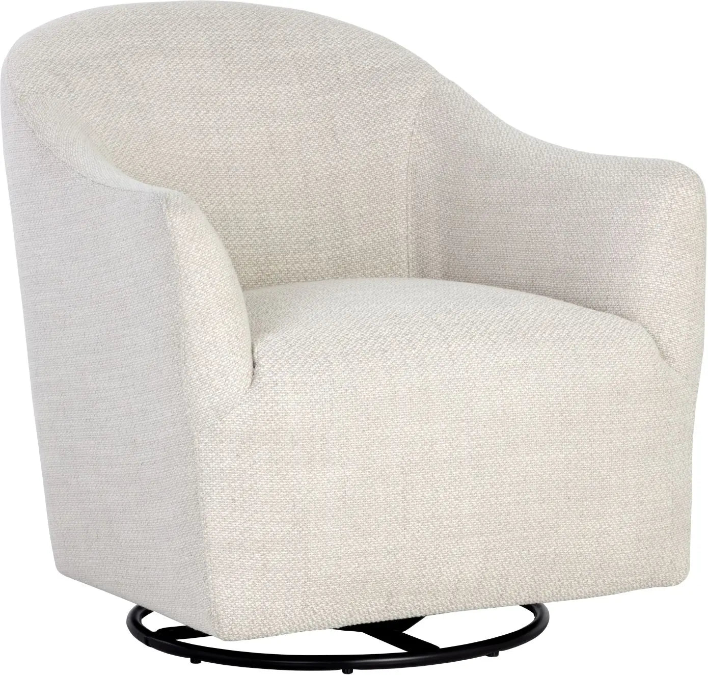 Silvana Glider Lounge Chair- Belfast Koala Grey