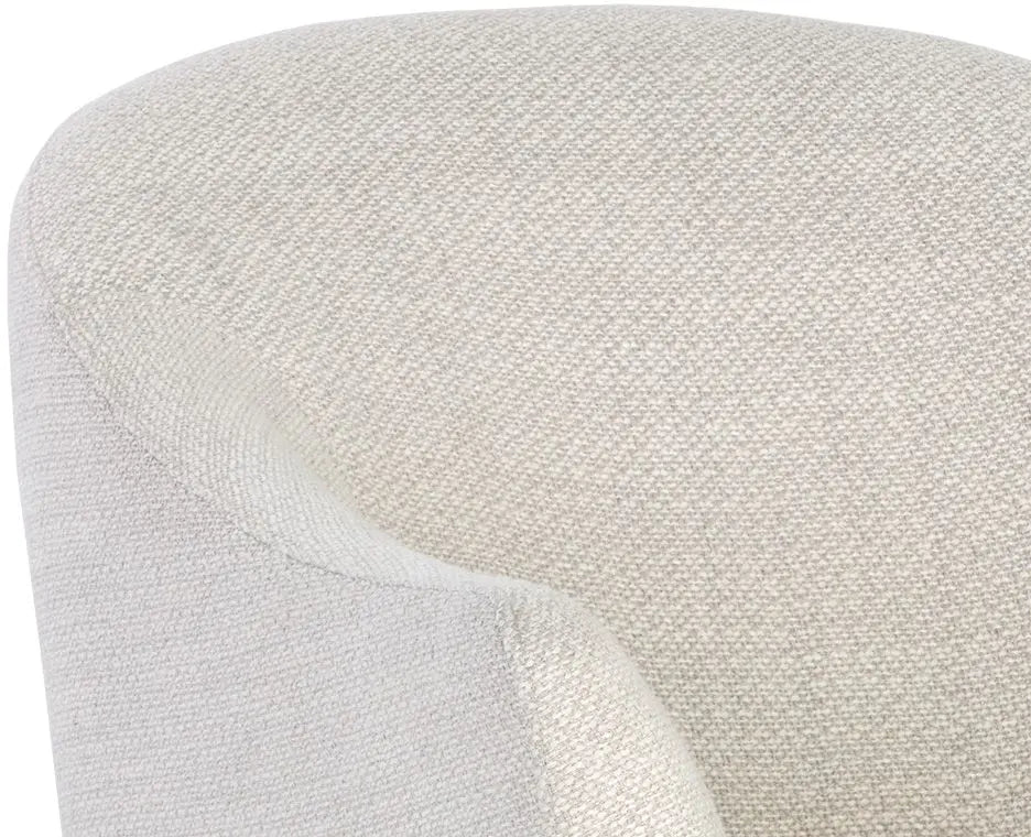 Silvana Glider Lounge Chair- Belfast Koala Grey