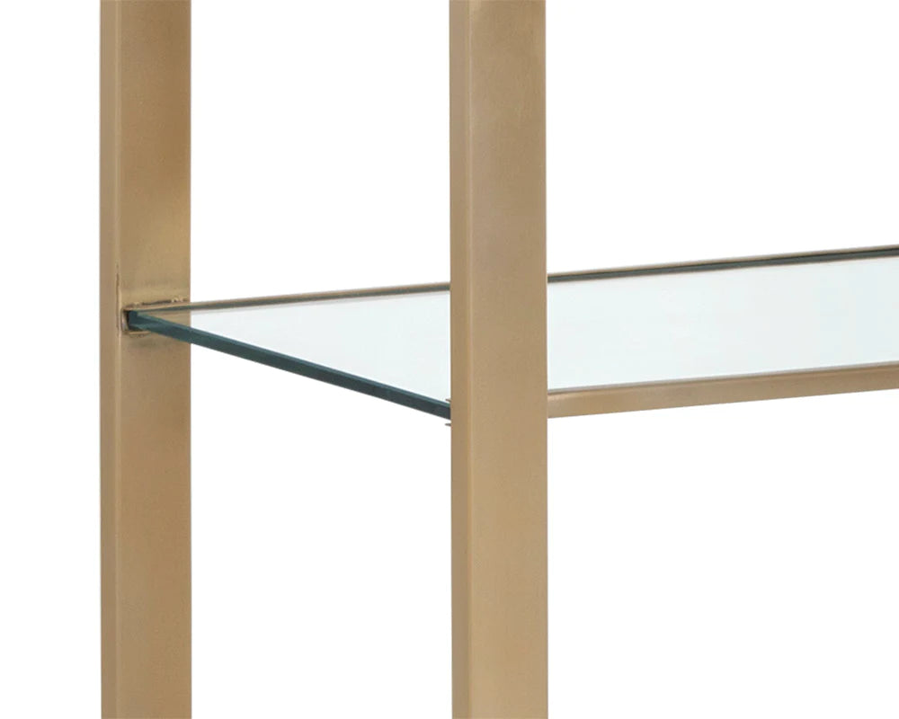 Ambretta Ambretta Bookcase - Small Gold – waymor.ca