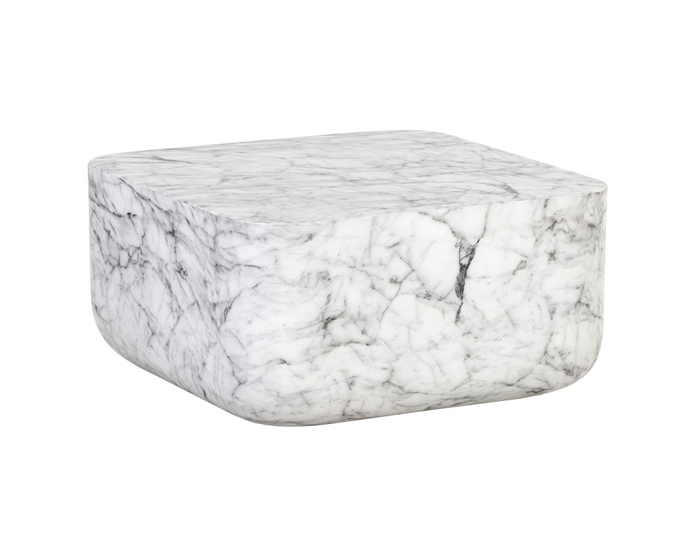 Strut Coffee Table - Marble Look