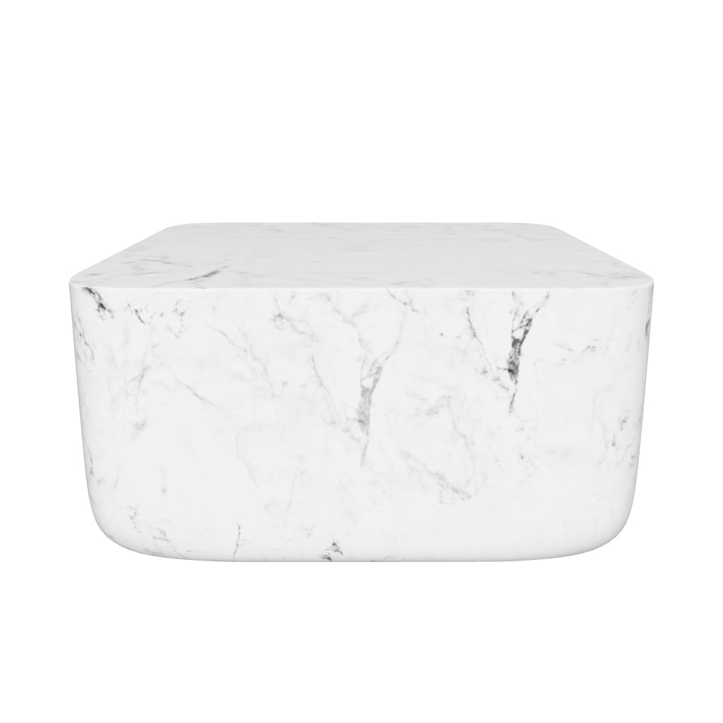 Strut Coffee Table - Marble Look