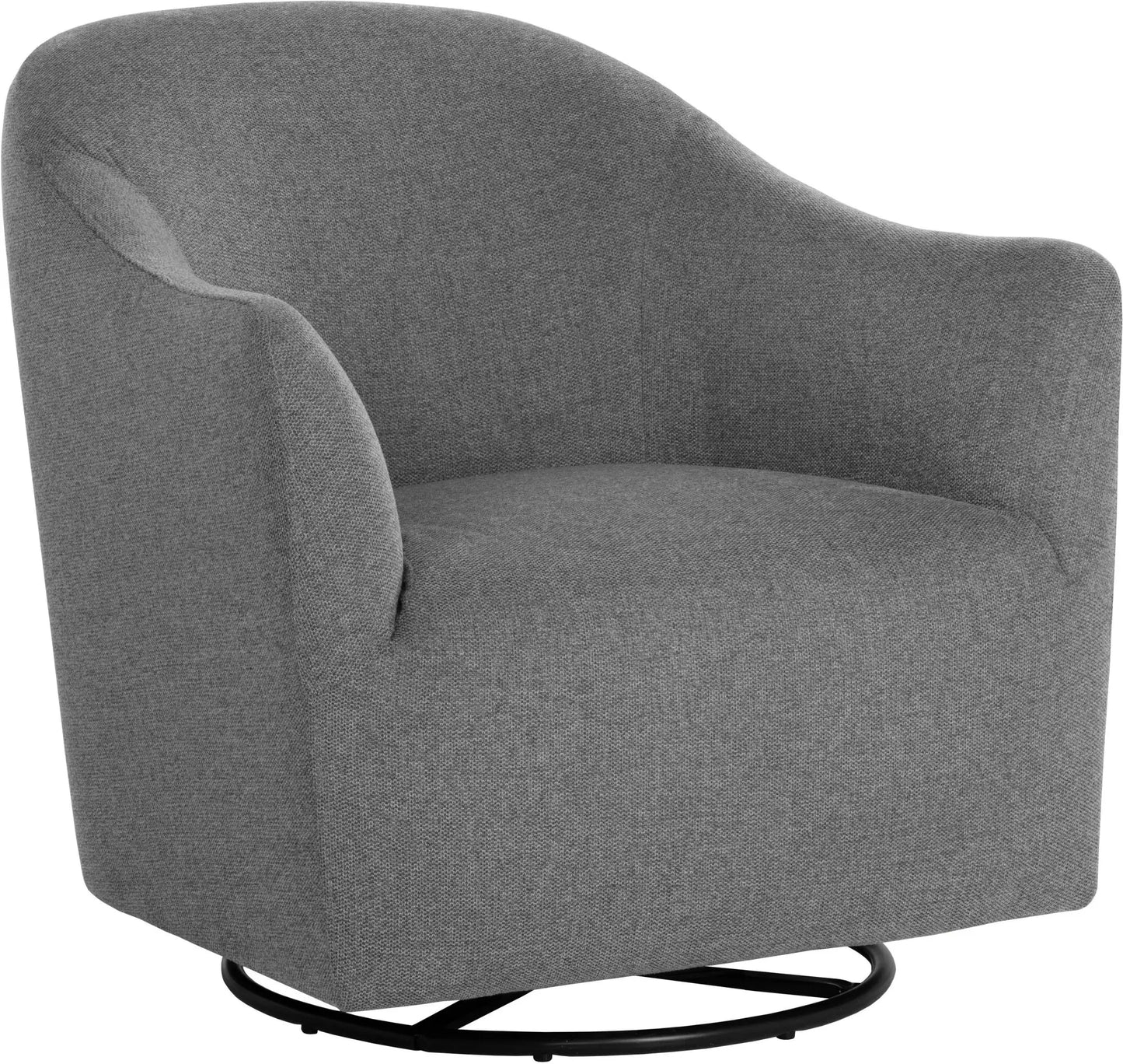 Silvana Glider Lounge Chair- Belfast Koala Grey