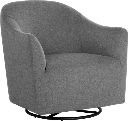Silvana Glider Lounge Chair- Belfast Koala Grey