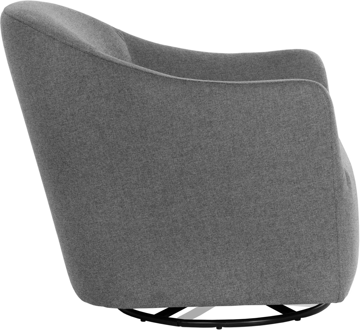 Silvana Glider Lounge Chair- Belfast Koala Grey