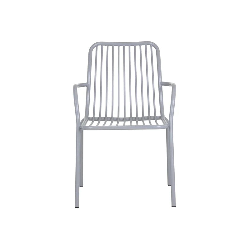 Cypress Outdoor Dining Chair - Silver