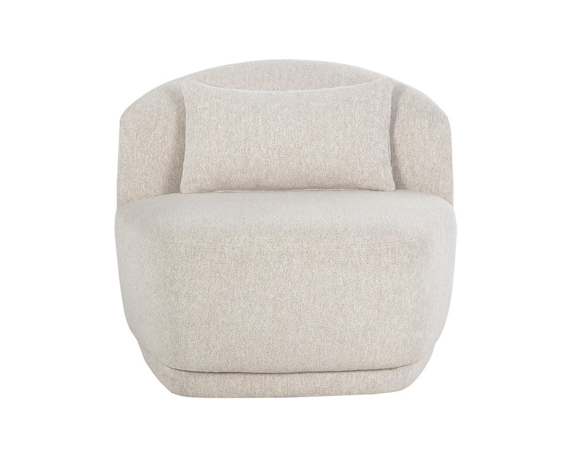 Soraya Swivel Armless Chair