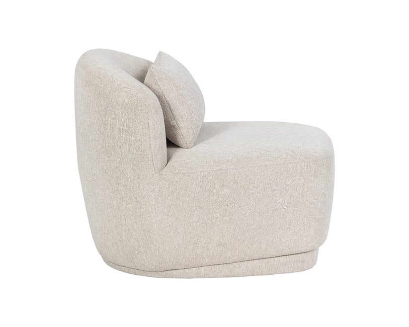 Soraya Swivel Armless Chair