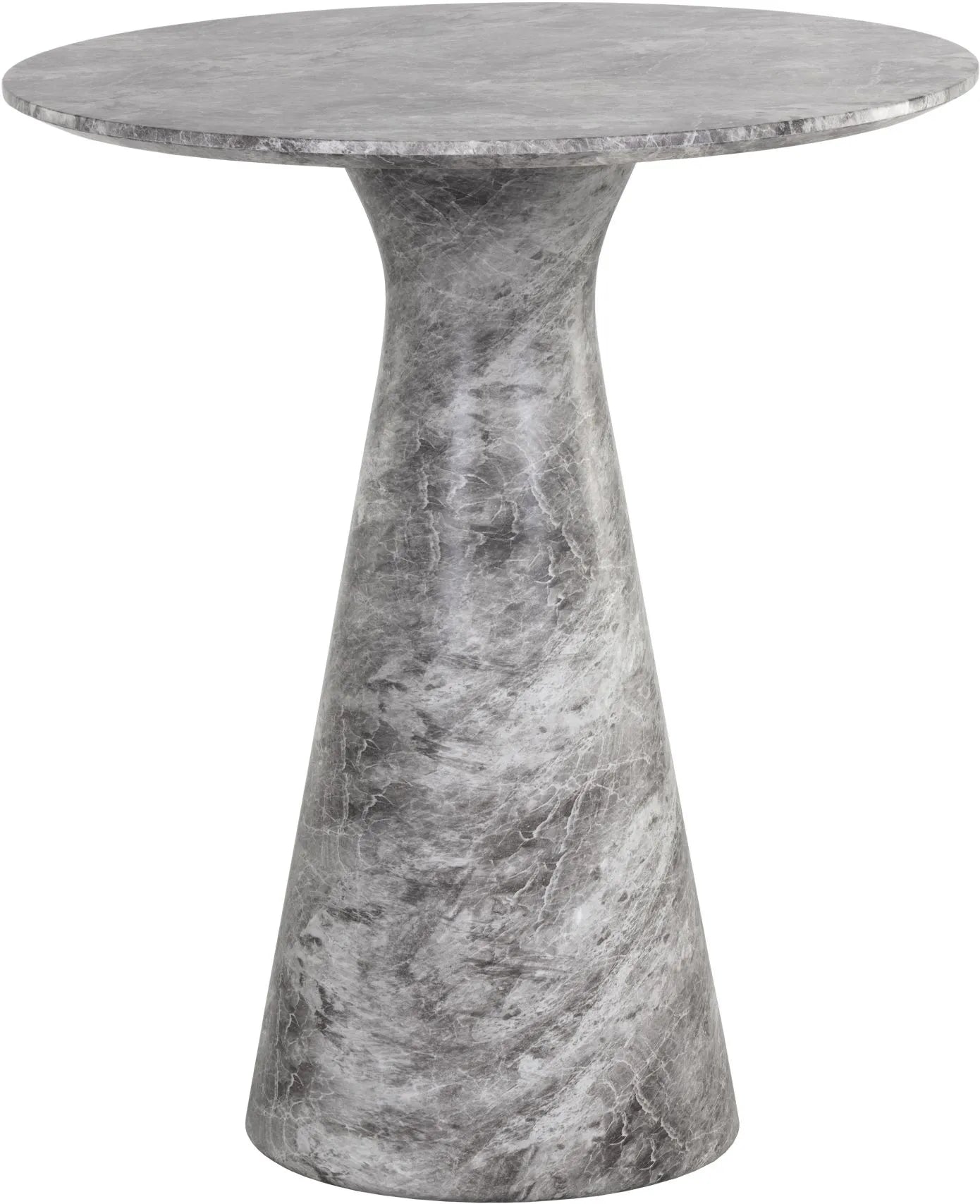 Shelburne Counter Table Marble Look Grey