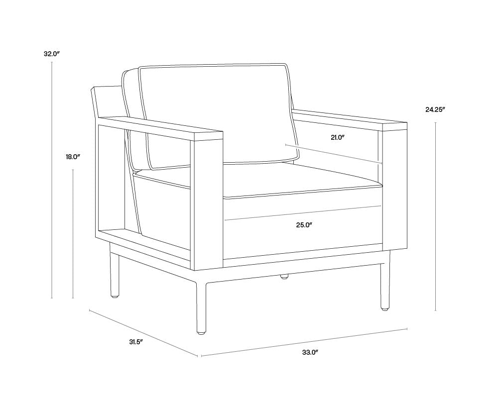 Cagliari Armchair