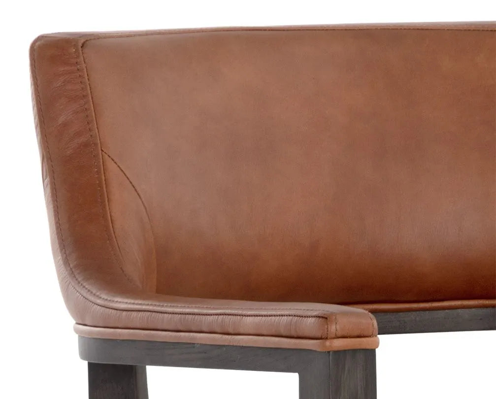 Brylea Counter Stool-  Brown Shalimar Tobacco Leather