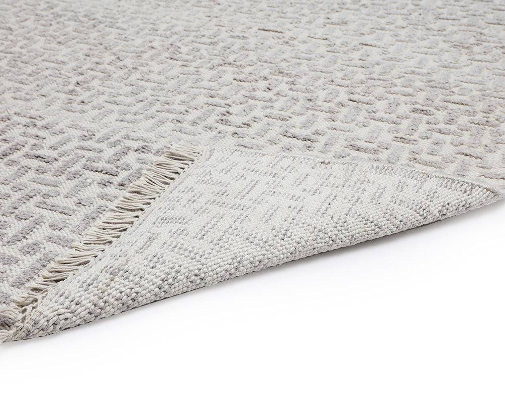 Ingrid Hand-knotted Rug -Grey / Ivory - 9' X 12'