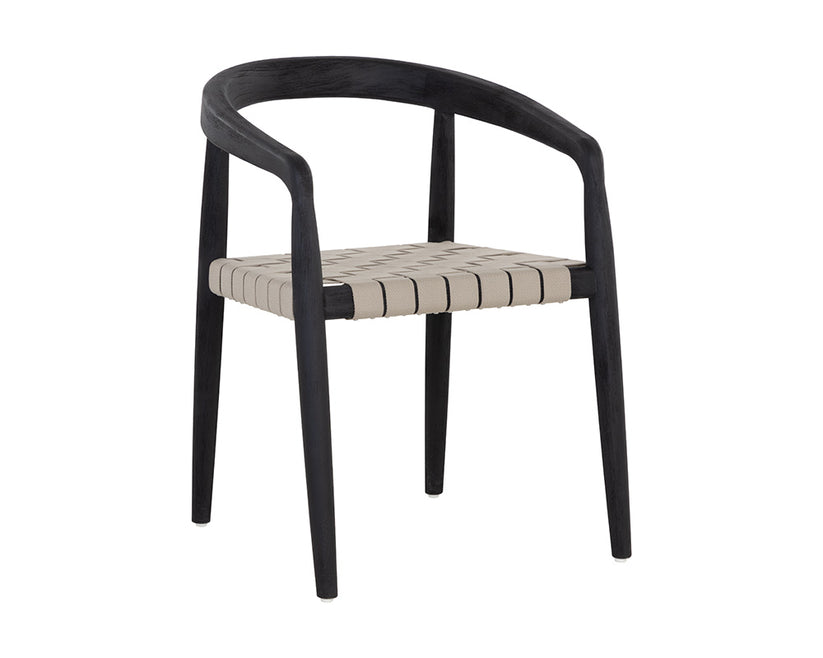 Cayman Dining Armchair Charcoal