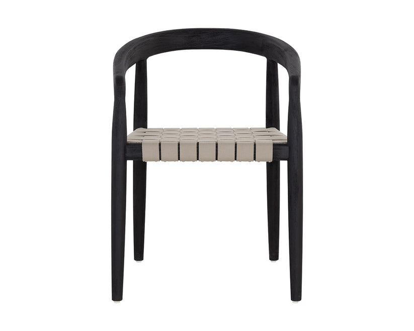 Cayman Dining Armchair Charcoal