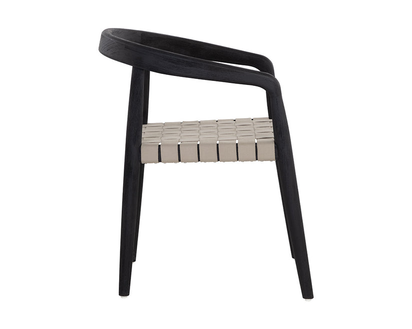 Cayman Dining Armchair Charcoal