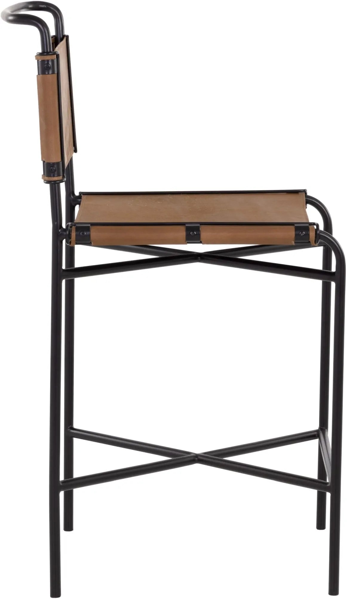 Corrigan Counter Stool Cognac Leather
