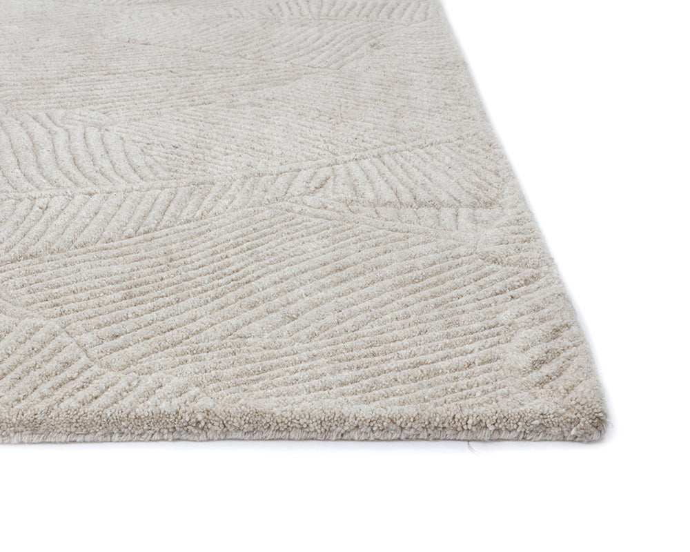 Calathea Hand Tufted Rug Oatmeal