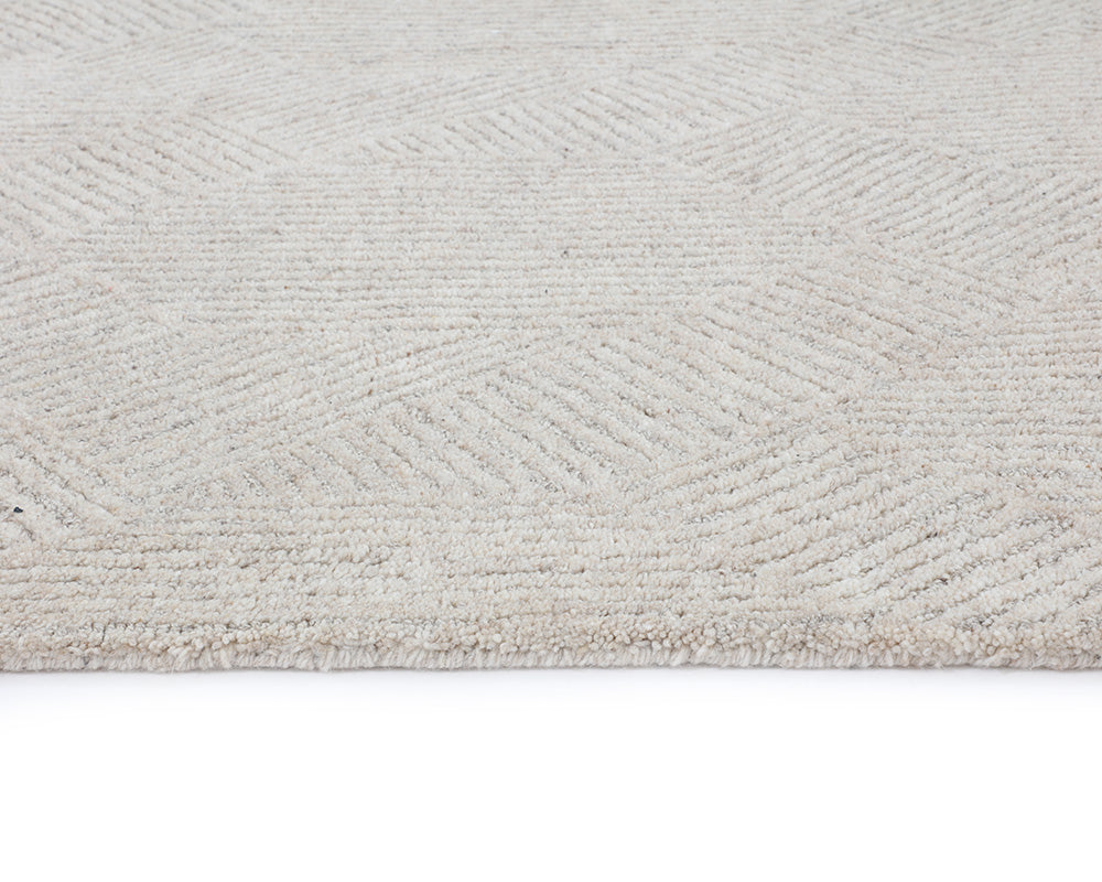 Calais Hand Tufted Rug Oatmeal / Grey