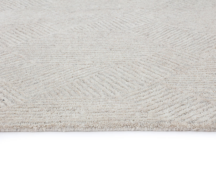 Calais Hand Tufted Rug Oatmeal / Grey